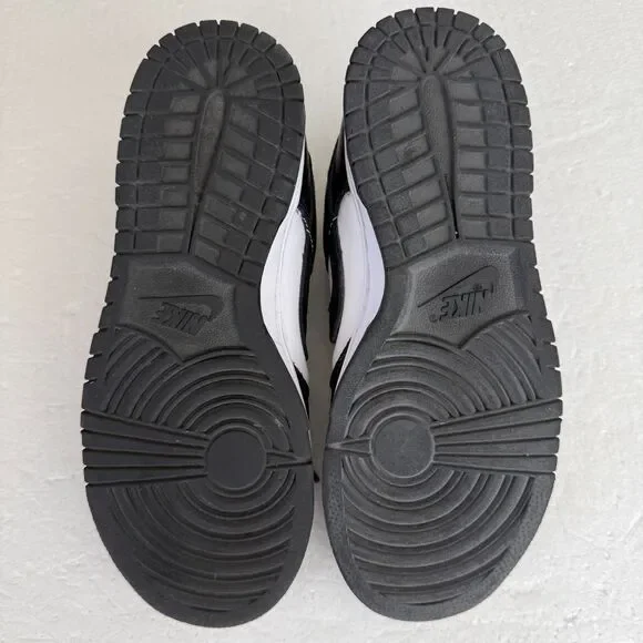 Size 7 Nike Dunk Low Panda Men's Colorblock Lace Up Black White Athletic Sneaker - Picture 7 of 10